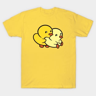 Duckie and Duck Back Hug <3 T-Shirt